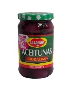 ACEITUNAS MORADAS CORUÑA 250 GR