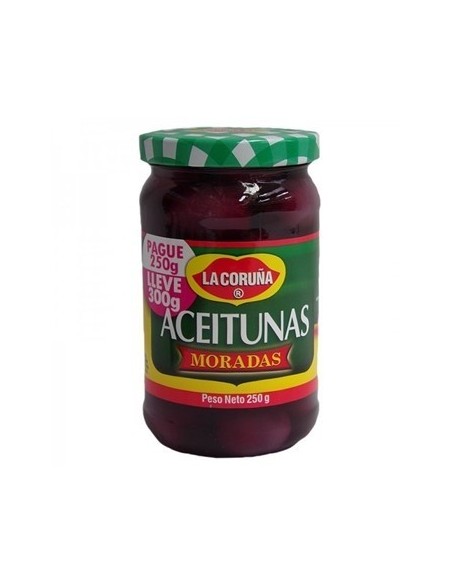 ACEITUNAS MORADAS CORUÑA 250 GR