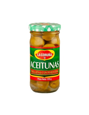 ACEITUNAS RELLENAS CORUÑA 125 GR