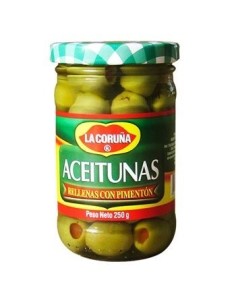 ACEITUNAS RELLENAS CORUÑA 250 GR