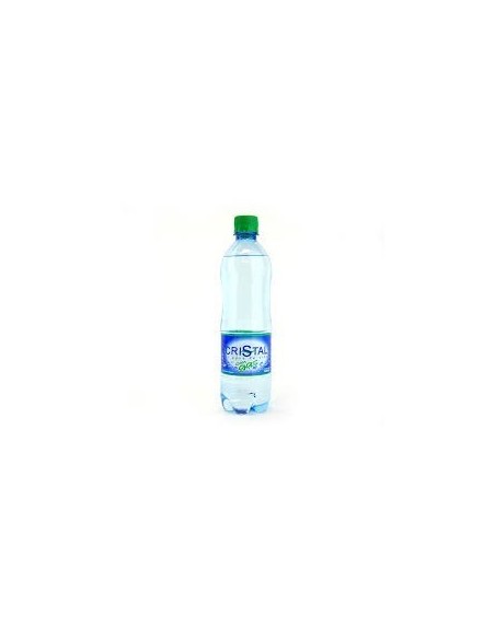 AGUA CRISTAL CON GAS 600 ML
