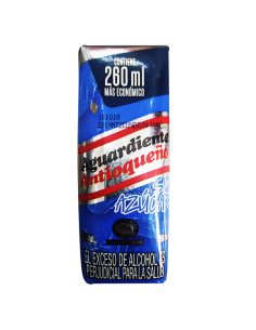 AGUARDIENTE ANTIOQUEÑO SIN AZUCAR 250 ML