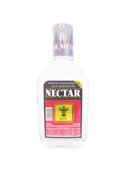 AGUARDIENTE NECTAR ROJO MEDIA 375 CC