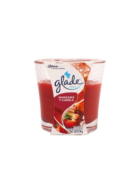 AMBIENTADOR GLADE VELA VASO  MANZANA