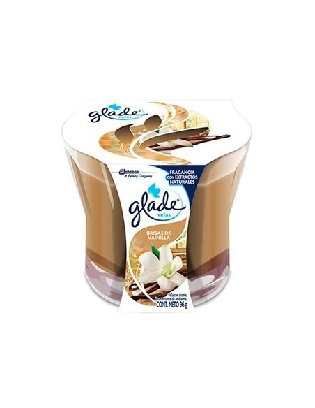 AMBIENTADOR GLADE VELAS VAINILLA  96 G