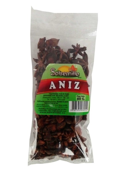 ANIS ESTRELLADO SOLSEMILLA 40 GR