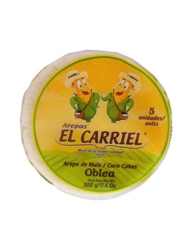 AREPA TIPO OBLEA EL CARRIEL 5 UND