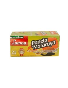 AROMATICA PANELA Y MARACUYA SAMOA 25 U
