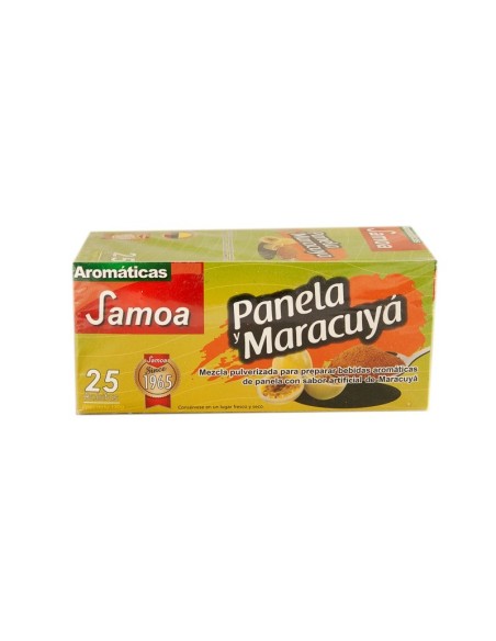 AROMATICA PANELA Y MARACUYA SAMOA 25 U