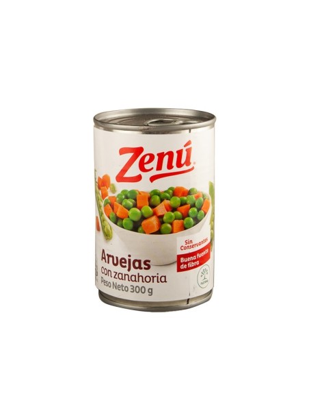 ARVEJA Y ZANAHORA ZENU 300 GR