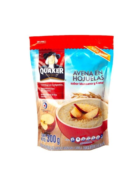 AVENA QUAKER MANZANA 300 G