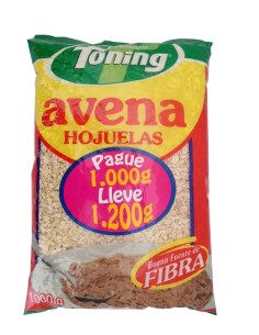 AVENA TONING HOJUELAS 1000 G