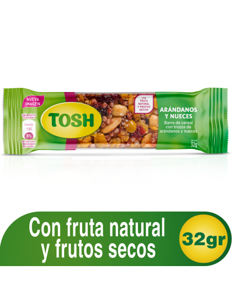 BARRA CEREAL TOSH 32 GR