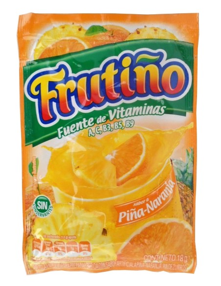 BEBIDA INSTANTANEA FRUTIÑO PIÑA NARANJA 