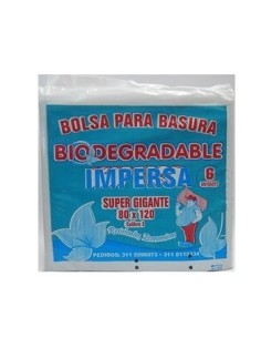 BOLSA BIO-S. GIGANTE  IMPERSA  6 UN