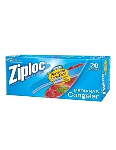 BOLSA CONGELAR MEDIANA ZIPLOC 20 UND