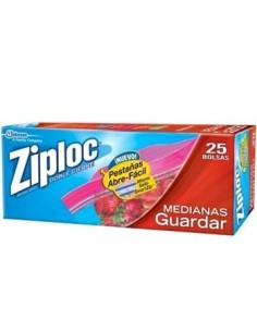 BOLSA GUARDAR MED ZIPLOC 25 UND