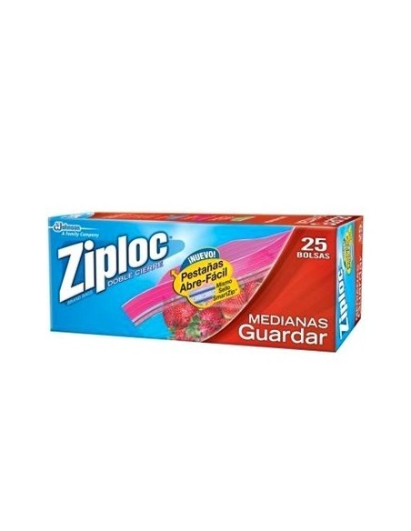 BOLSA GUARDAR MED ZIPLOC 25 UND