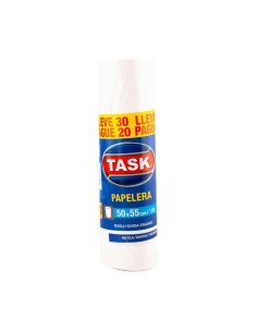 BOLSA PAPELERA TASK 50 CM 55 CM 20 UND
