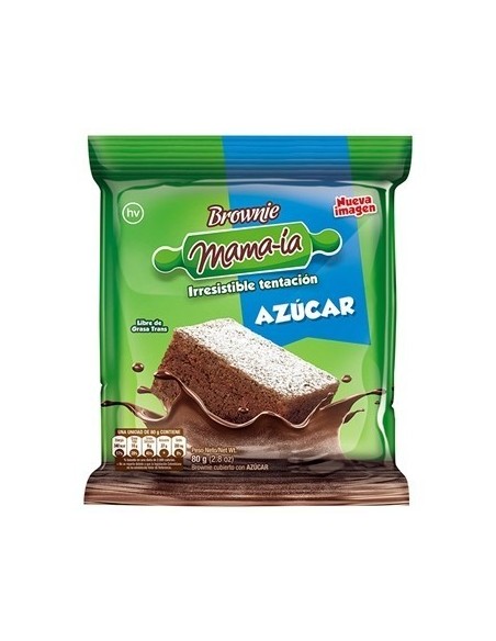 BROWNIE CUBIERTO DE AZUCAR MAMA-IA 70 G