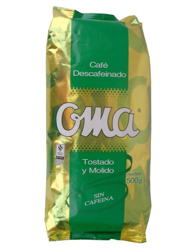 CAFÉ  DESCAFEINADO OMA 250 GR