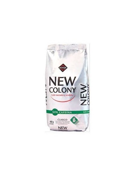 CAFÉ SIN CAFEINA NEW COLONY  400 G