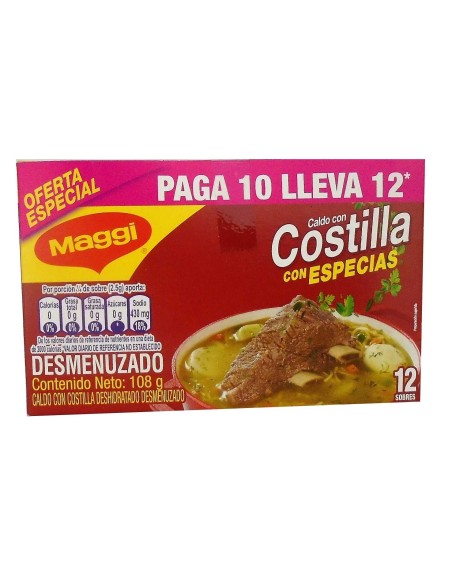 CALDO DESMENUZADO MAGGI DE COSTILLA