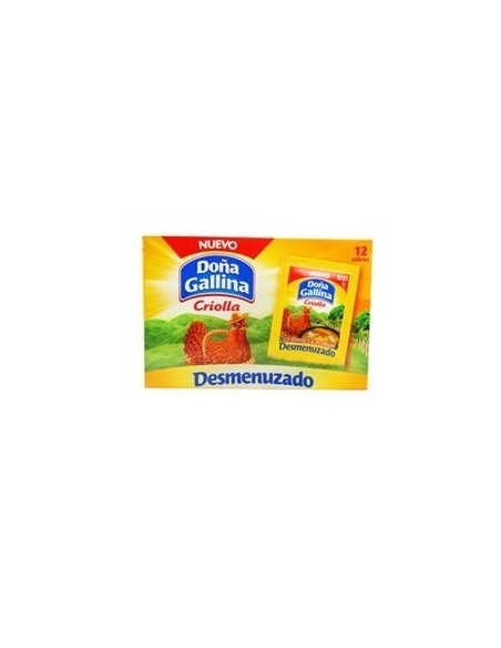 CALDO DESMENUZADO DOÑA GALLINA 12 UND