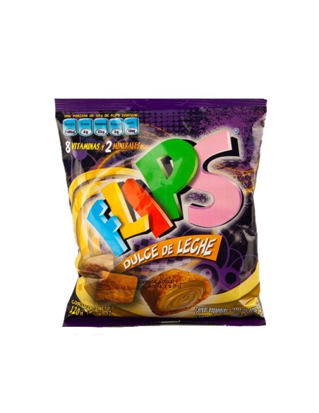 CEREAL FLIPS DULCE DE LECHE  120 G