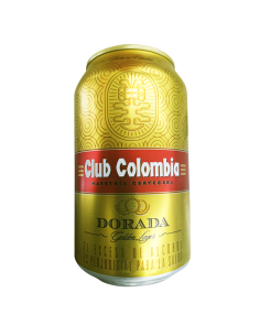 CERVEZA CLUB COLOMBIA LATA DORADA