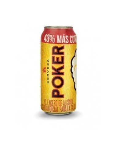 CERVEZA POKER LATA  473 ML