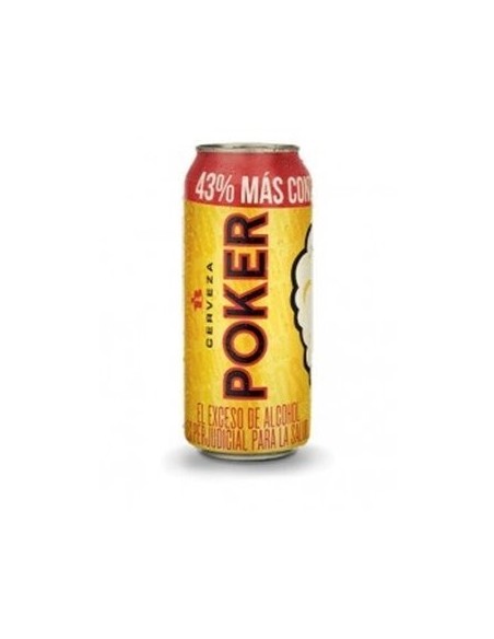CERVEZA POKER LATA  473 ML