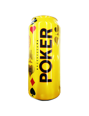 CERVEZA POKER LATA  473 ML