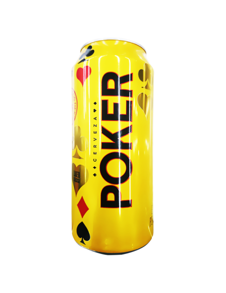 CERVEZA POKER LATA  473 ML