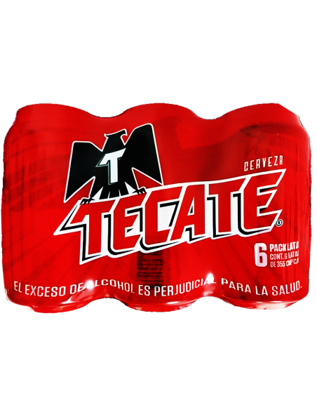 CERVEZA TECATE LATA 6 UN