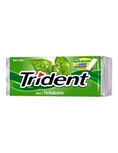 CHICLES TRIDENT YERBABUENA   5 UNID
