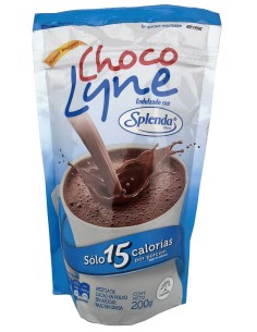 CHOCO LYNE CYC SPLENDA BOLSA 200 G
