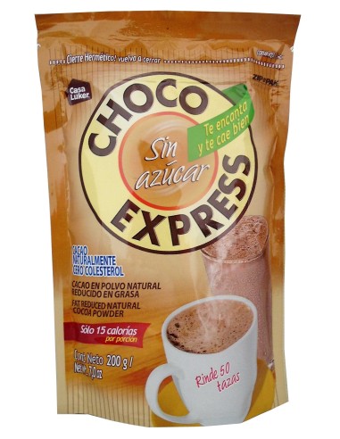 CHOCOEXP SIN AZUCAR 200 GR