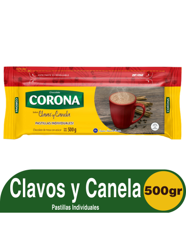 CHOCOLATE CORONA 600 G EXTRACONTENIDO