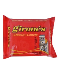 CHOCOLATE GIRONES CLAVO Y CANELA  250 G