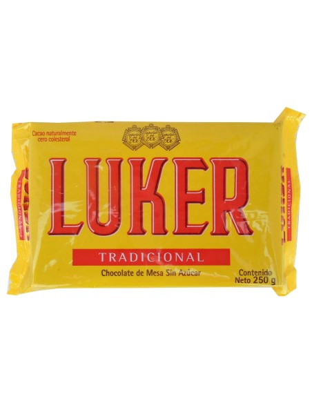 CHOCOLATE LUKER AMARGO 224 G