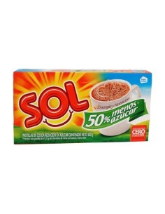 CHOCOLATE SOL MENOS AZUCAR 280 G