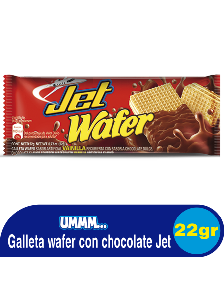 JET WAFER SURTIDA 22G