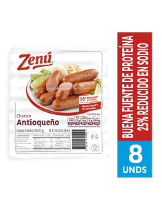 CHORIZO ANTIOQUENO ZENU 500 G 2