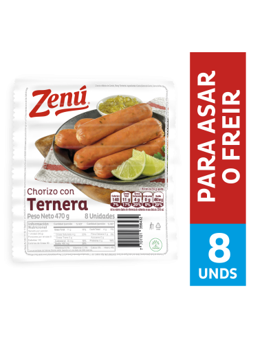 CHORIZO TERNERA  ZENU 440 G