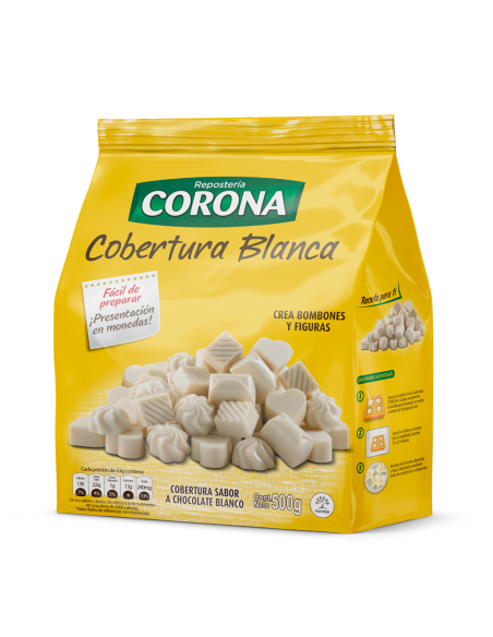 COBERTURA DE LECHE BLANCA 500 G