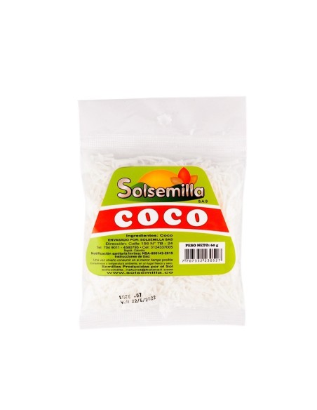 COCO RALLADO SOLSEMILLA 60 G