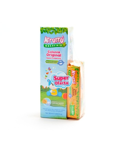 COLONIA + JABON DE AVENA ARRURRU 120 G