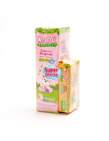 COLONIA + JABON DE AVENA ARRURRU 120 G