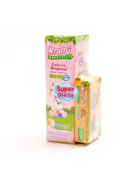 COLONIA + JABON DE AVENA ARRURRU 120 G